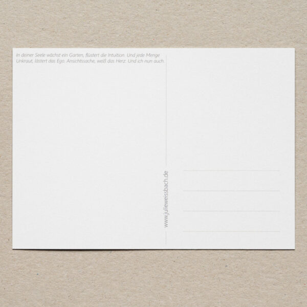 Postkarte - Waldgesicht
