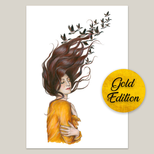 Druck - Geborgenheit Gold-Edition (DIN-A3)