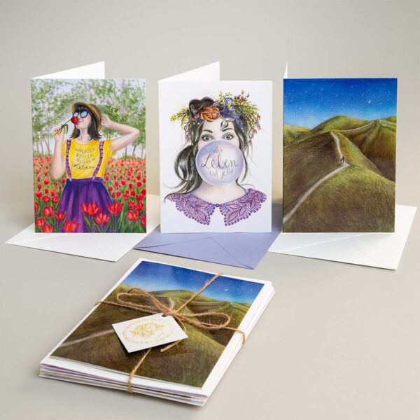 Grußkartenset - Momente des Lebens