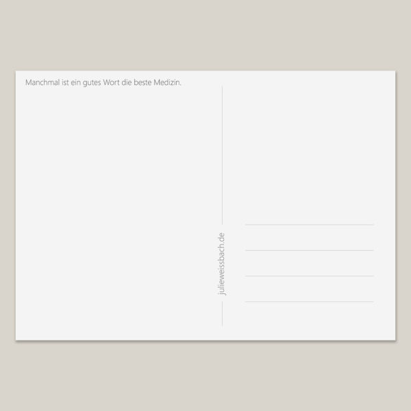 Postkarte - Bibliothek