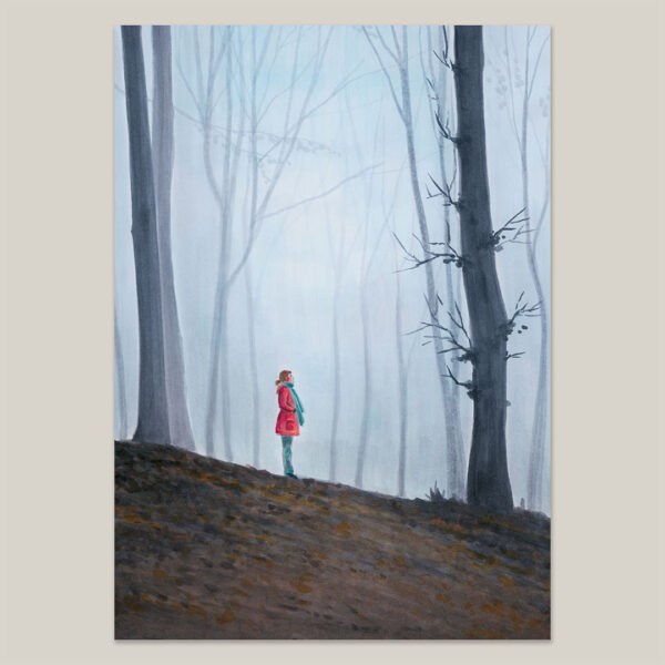 Postkarte - Nebelwald