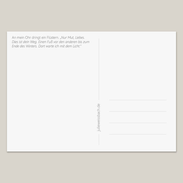 Postkarte - Nebelwald